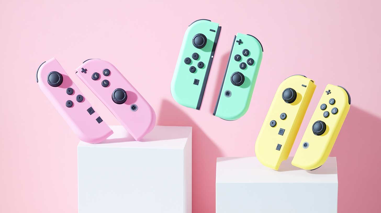 couleurs manette switch