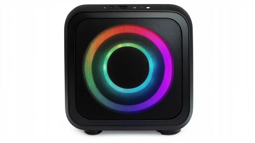 enceinte bluetooth led